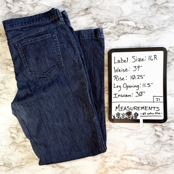 Old Navy The Flirt Wide Leg Trouser Dark Wash Jeans - Picture 2 of 10